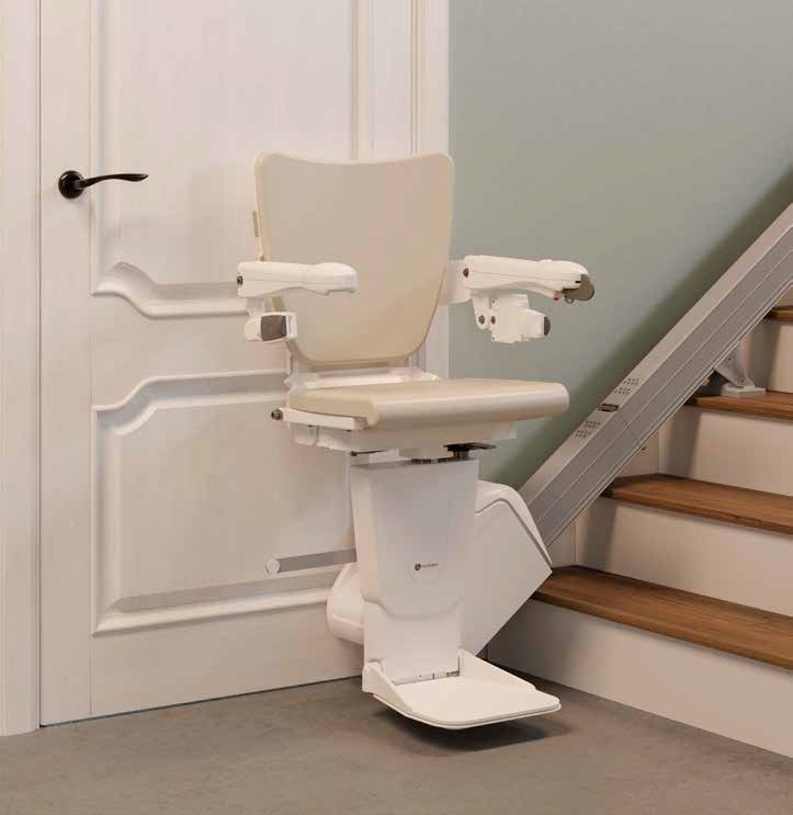 Salva escaleras de tramo recto